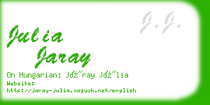 julia jaray business card